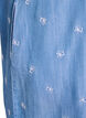 Kjole i lyocell med denimlook og broderede blomster, Bl&aring;, Packshot image number 3
