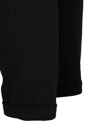 Bukser i bomuld, Black, Packshot image number 3