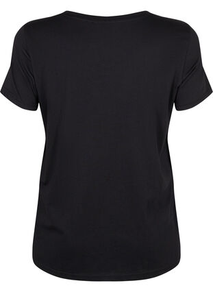Trænings t-shirt med print, Black w. Disciplined, Packshot image number 1