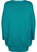 Strikket tunika i viskoseblanding, Deep Lake, Packshot image number 1