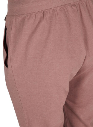 Sweatpants med lommer, Rose Taupe Melange, Packshot image number 3