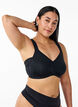 Komfort-bh med polstrede stropper, Sort, Model image number 0