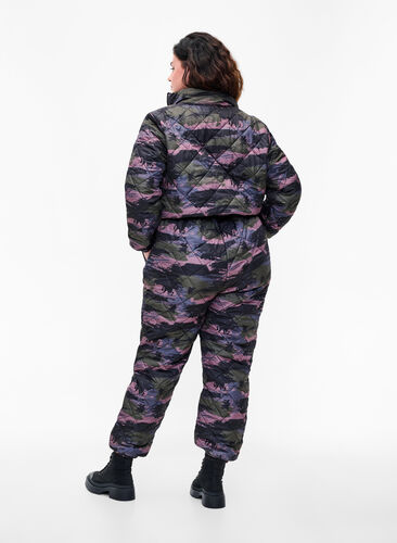Termo jumpsuit med camouflage print , Camou print, Model image number 1