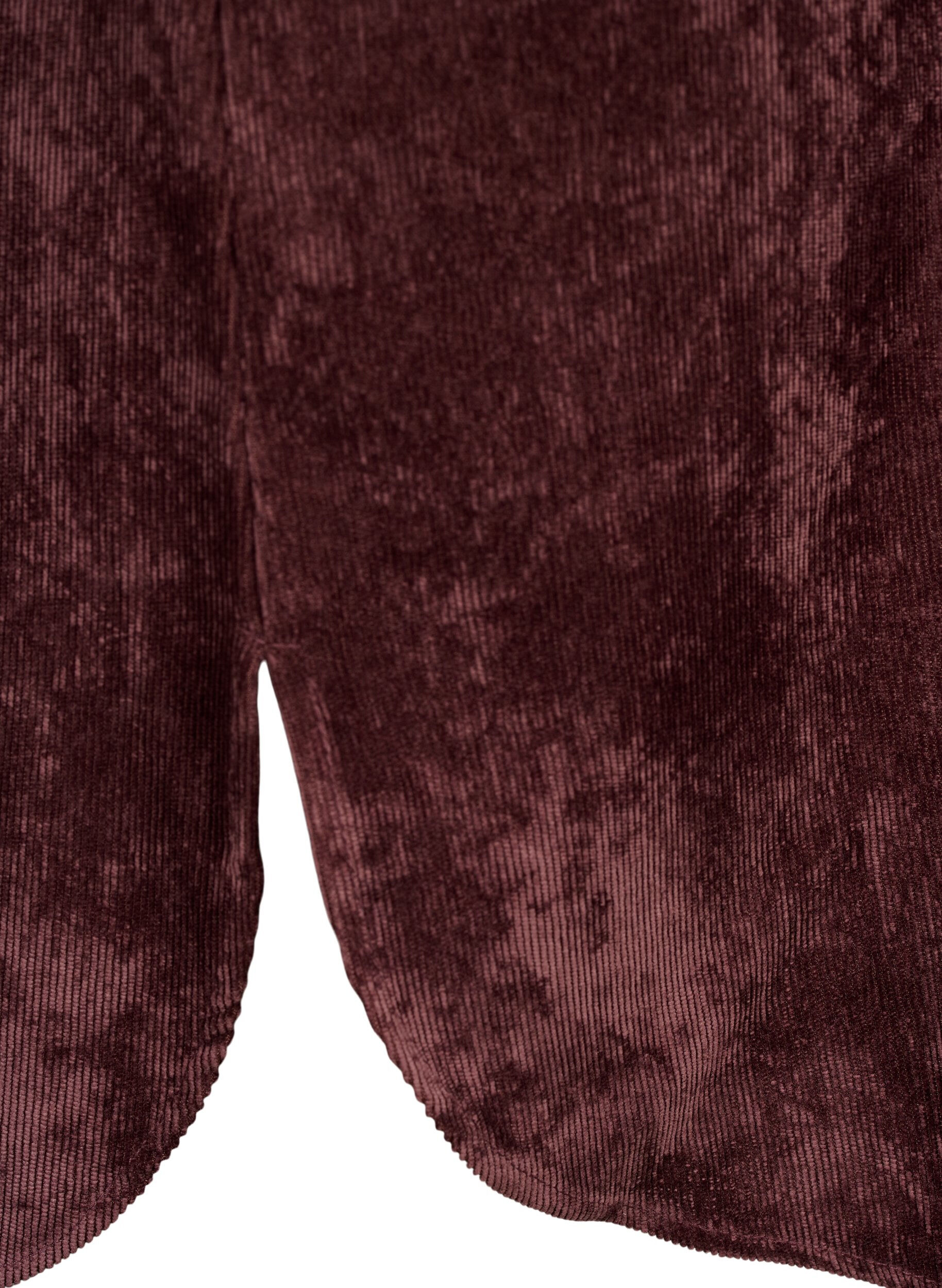 Zizzi Fl&oslash;jlskjole med 3/4 &aelig;rmer og knapper, Fudge, Packshot image number 3