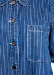 Kort denim skjorte med striber, Blå, Packshot image number 2