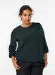 Bluse med sildebensm&oslash;nster og glittertr&aring;d, Gr&oslash;n, Model image number 0