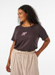 T-shirt med motiv, Brun, Model image number 0