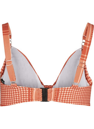 Printet bikini overdel med bøjle, Tandori Scarf Print, Packshot image number 1