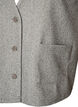 Vest med V-hals og knapper, Gr&aring;, Packshot image number 2