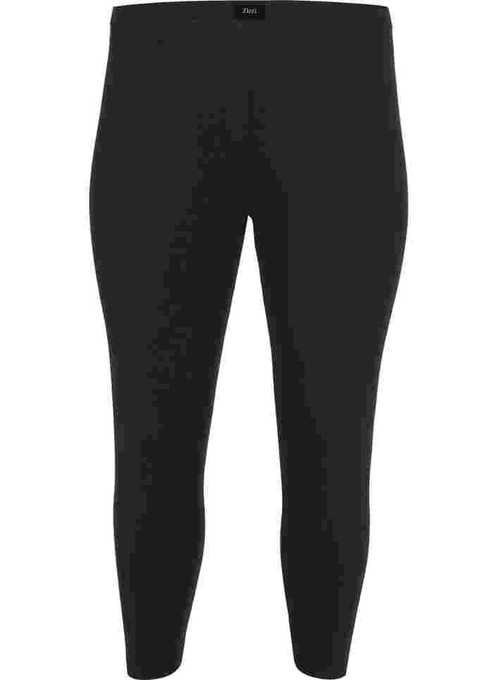 Basis 3/4 leggings, Black, Packshot image number 0
