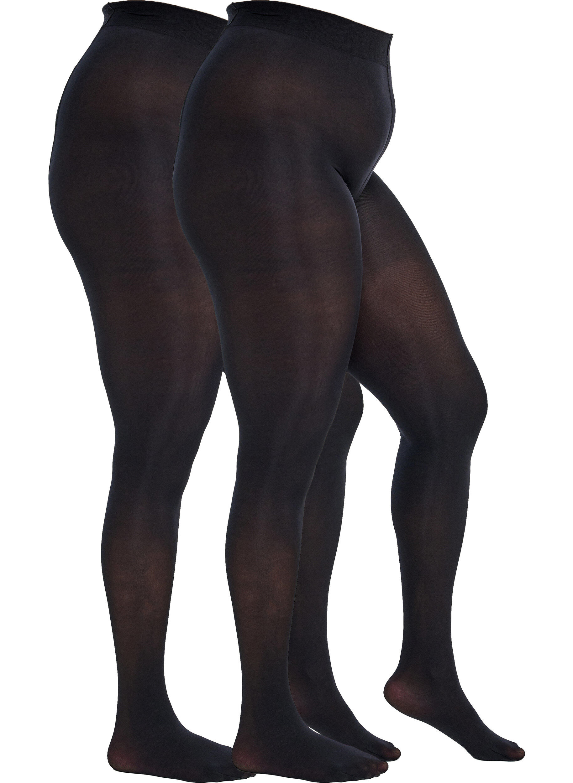 2-pak str&oslash;mpebukser i 60 denier