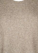 Strikkjole med slids, Walnut Mel., Packshot image number 2