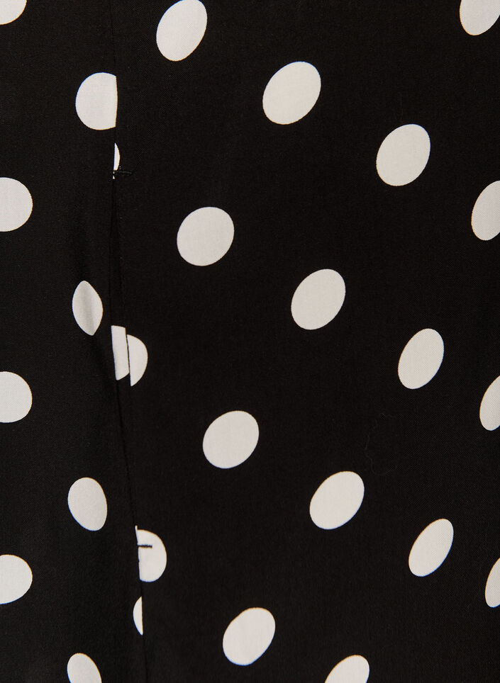 L&oslash;stsiddende lang skjorte i viskose, Vanilla, Packshot image number 3