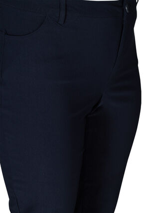 Regular fit bukser med høj talje, Night Sky, Packshot image number 2