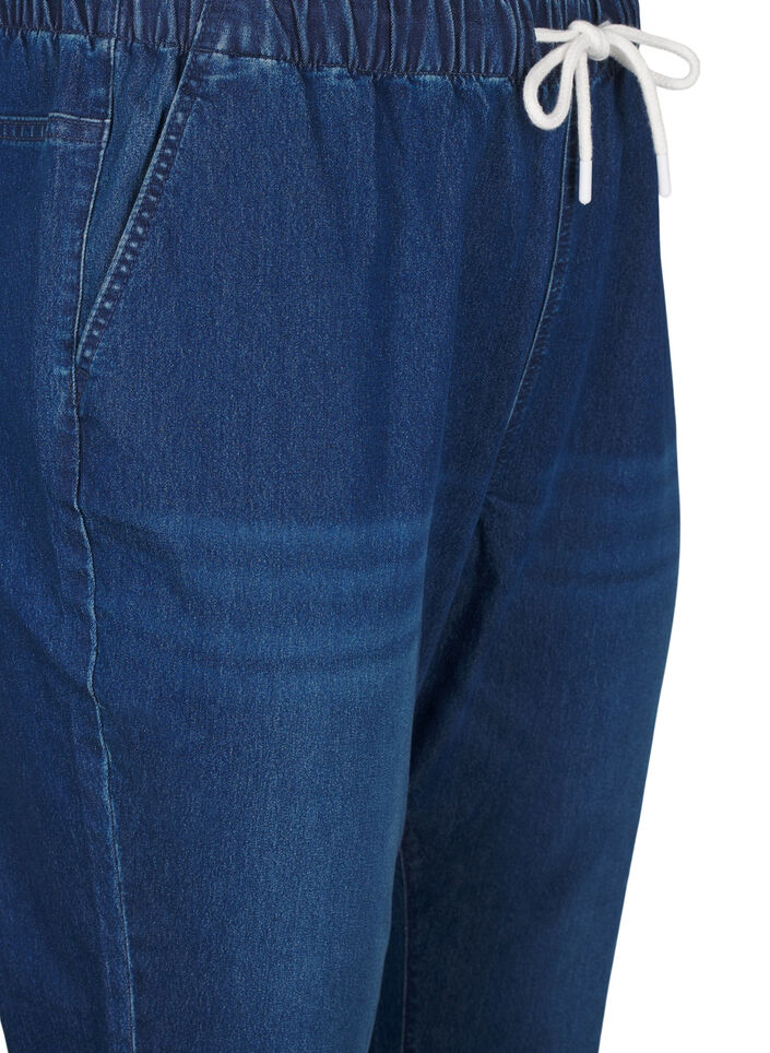 Denimjoggers med lommer, Bl&aring;, Packshot image number 2
