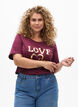 T-shirt med motiv , R&oslash;d, Model image number 0