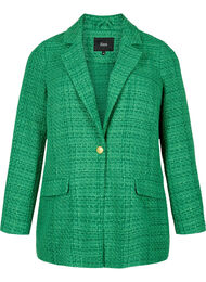 Bouclé blazer, Verdant Green, Packshot