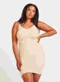 Shapewear kjole med tynde stropper, Nude, Model
