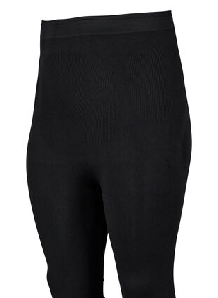 Shapewear leggings med høj talje, Black, Packshot image number 3