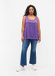2-pak top i bomuldsblanding, Deep Lavender/Black, Model image number 2