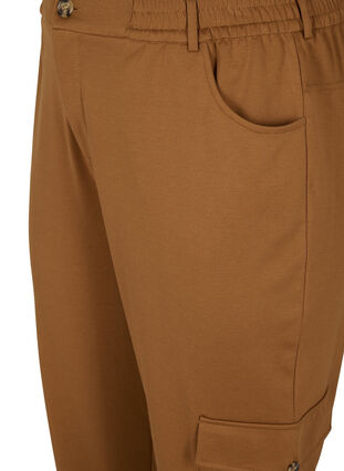 Løse bukser med elastikkant og lommer, Rubber, Packshot image number 2