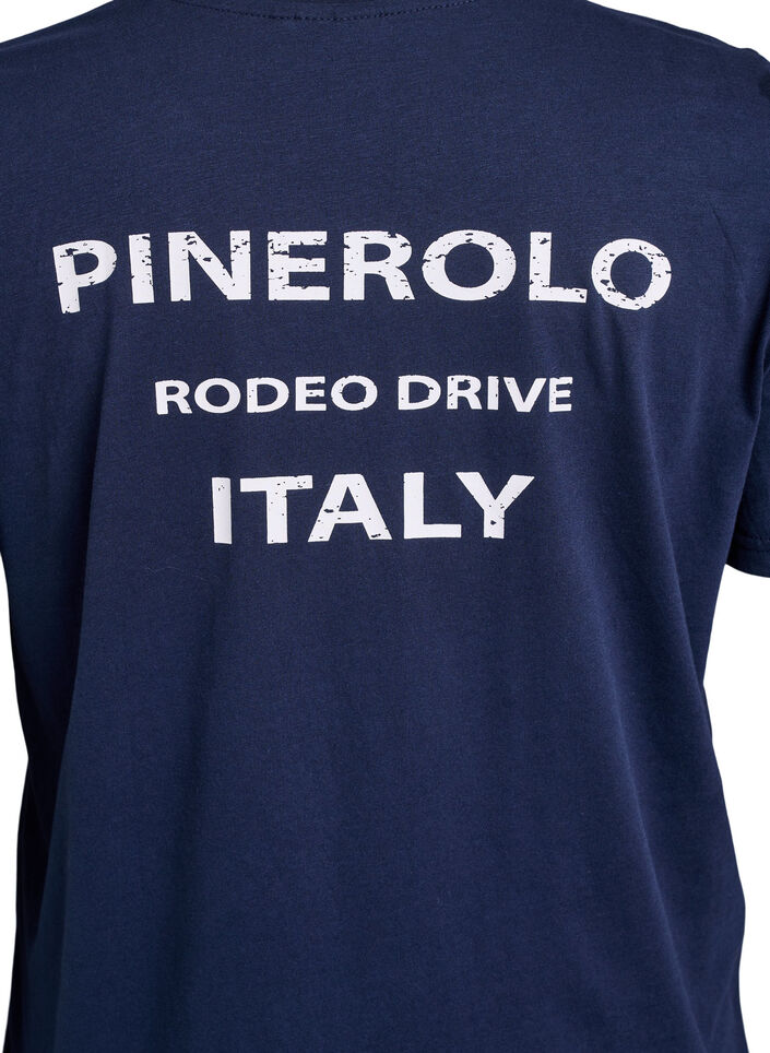 T-shirt med motiv, Bl&aring;, Packshot image number 3