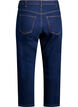 Cropped Vera jeans med straight fit, Blå, Packshot image number 1