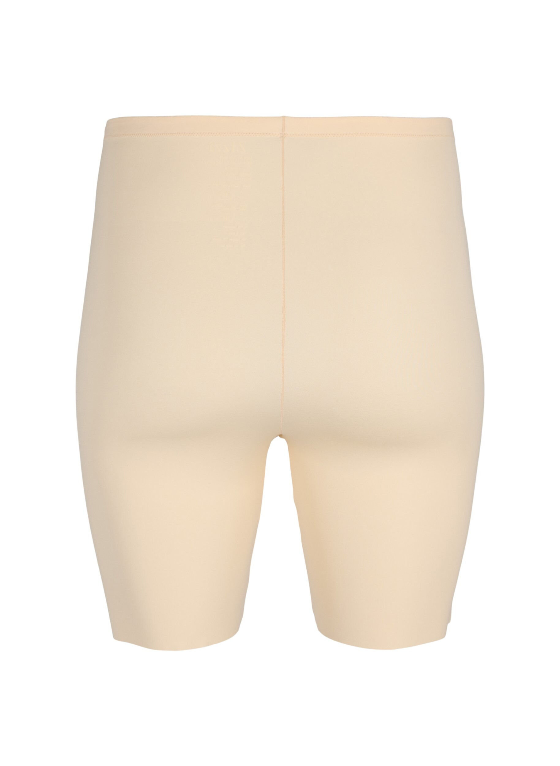 Zizzi Light shapewear shorts med h&oslash;j talje, Beige, Packshot image number 1