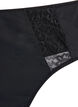 3-pak g-streng med blondedetaljer, Sort, Packshot image number 3