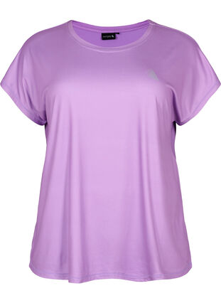 Kortærmet trænings t-shirt , African Violet, Packshot image number 0