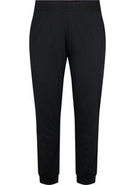 Natbukser i bomuld, Sort