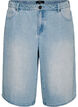 Denimshorts med h&oslash;j talje, Bl&aring;, Packshot image number 0
