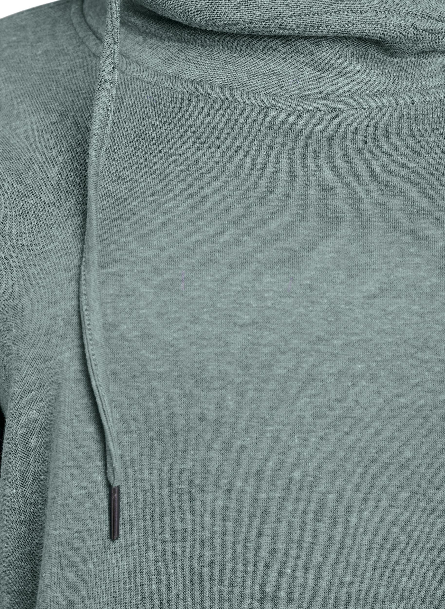 ZizziSweatshirt med h&oslash;j krave og lommer, Gr&oslash;n, Packshot image number 2