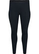 Basis leggings med ekstra l&aelig;ngde, Sort, Packshot image number 0