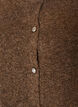 Strik cardigan med korte &aelig;rmer, Brun, Packshot image number 2