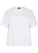 Boxy T-shirt i bomuld, Hvid, Packshot image number 0