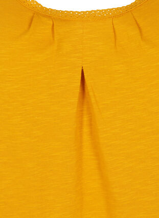 Top med blondekant, Golden Yellow, Packshot image number 2
