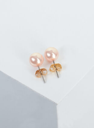 Perle øreringe, Rose, Packshot image number 3
