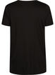 Oversize t-shirt med tryk , Black W. Love, Packshot image number 1