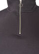 Sweatshirt med teddy&aelig;rmer og h&oslash;j hals, Gr&aring;, Packshot image number 2