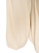 Viskosebluse med V-hals og lange &aelig;rmer, Beige, Packshot image number 3