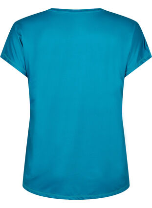 Kortærmet trænings t-shirt , Deep Lagoon, Packshot image number 1