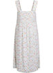 Sommerkjole med brede stropper, Hvid, Packshot image number 1
