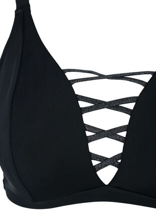 Bikini overdel med string , Black, Packshot image number 2