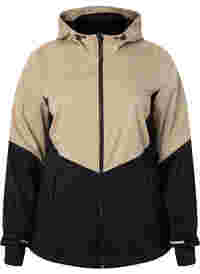Softshell jakke med color-block