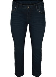 Slim fit Emily jeans med nitter , Dark blue