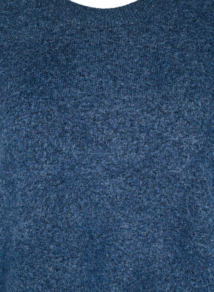 Strikkjole med slids, Bering Sea Mel., Packshot image number 2