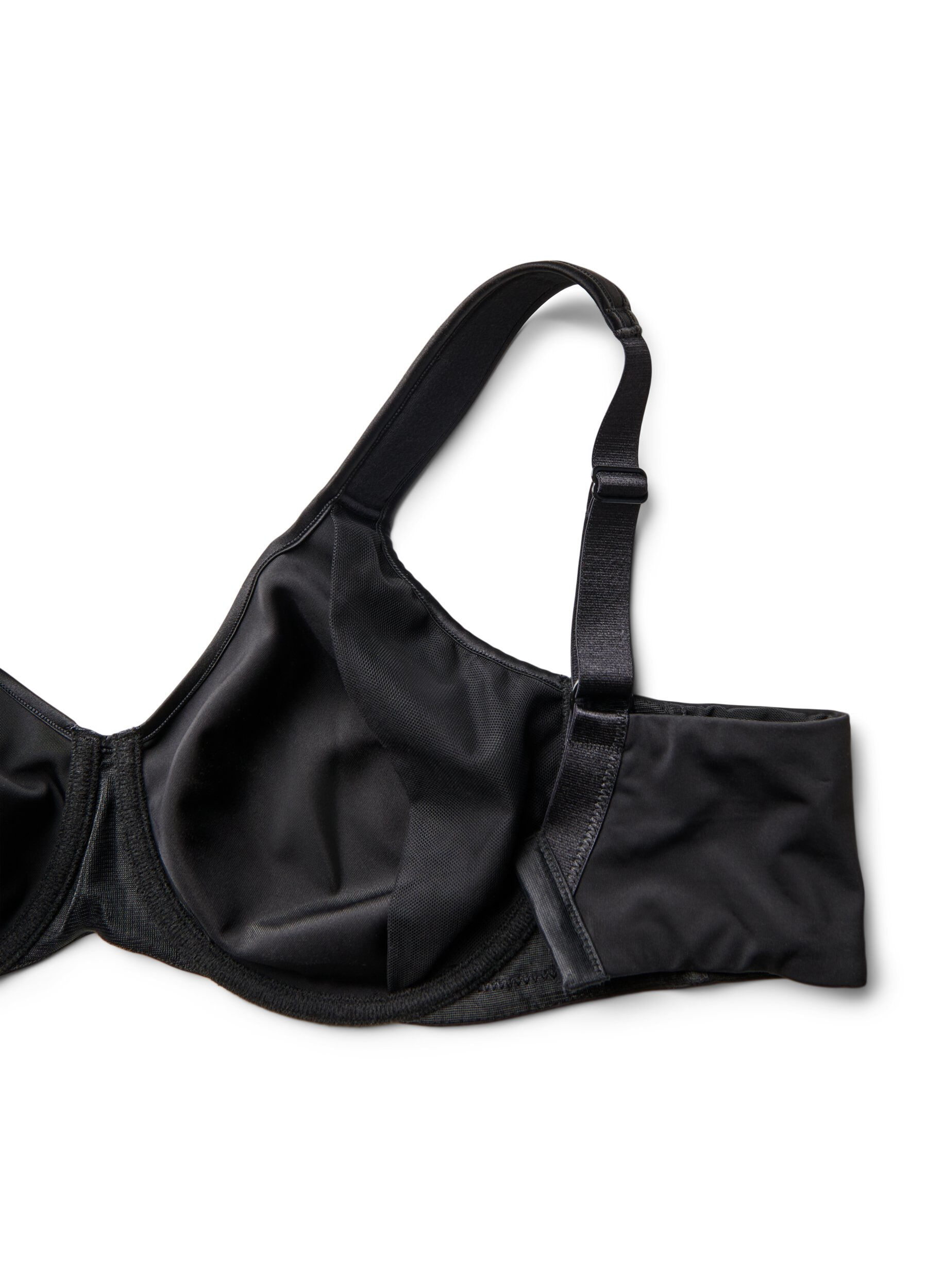 ZizziMinimizer bh med polstrede stropper, Sort, Packshot image number 3
