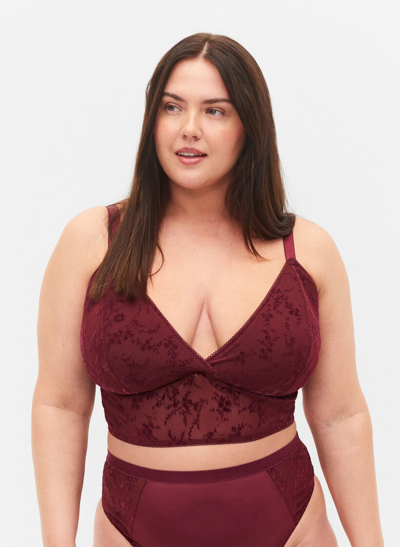 Let vatteret blonde-bh, Bordeaux Ass, Model image number 0