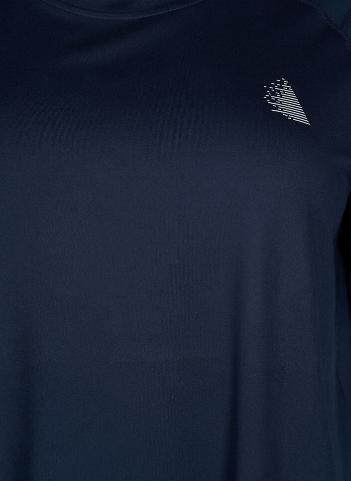 Kortærmet trænings t-shirt med rund hals, Night Sky, Packshot image number 2